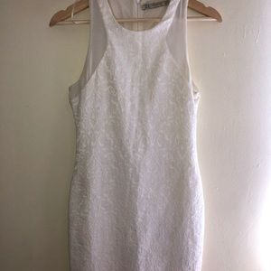 Zara white dress